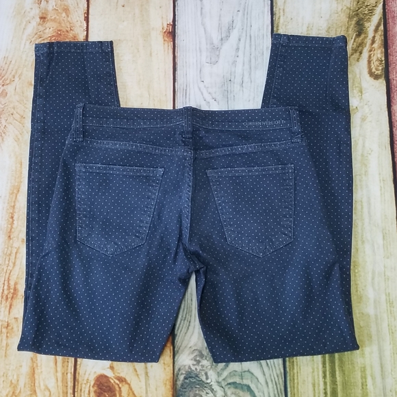 Current Elliott The Stiletto Jeans Mini Dot Print - Picture 5 of 9